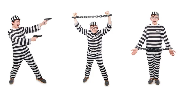 Funny prison inmate in concept — Stock Photo, Image