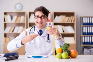 Meyve ve sebzelerle beslenme konsepti