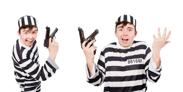 Funny prison inmate in concept — Stock Photo, Image