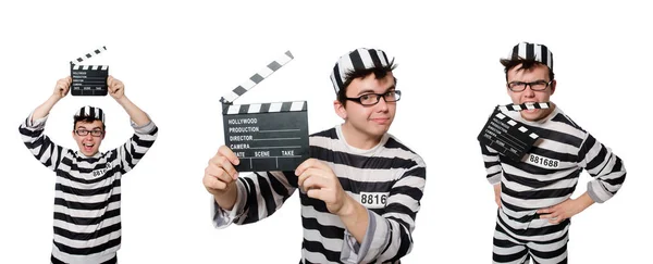 Funny prison inmate in concept — Stock Photo, Image