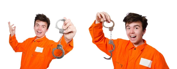 Funny prison inmate in concept — Stock Photo, Image