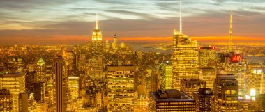 New York - 20 ARALIK 2013: Aşağı Manhattan 'ın Görünümü