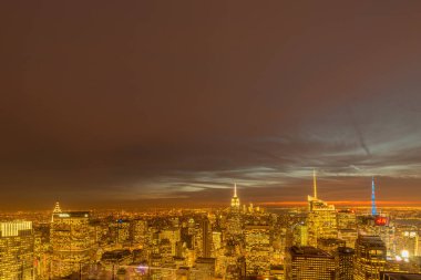 New York - 20 ARALIK 2013: Aşağı Manhattan 'ın Görünümü