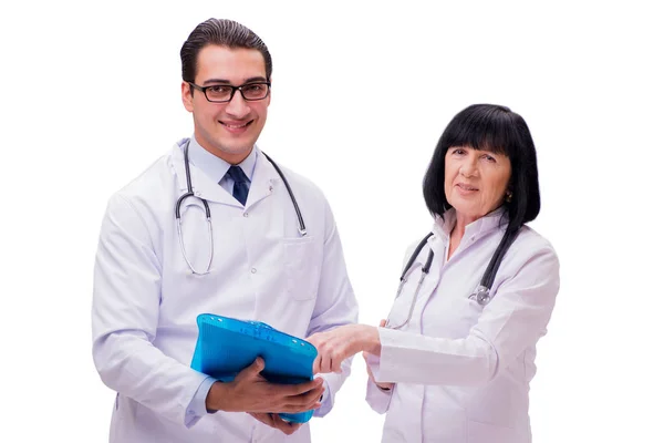 Two doctors isolated on the white background — Stock Photo, Image