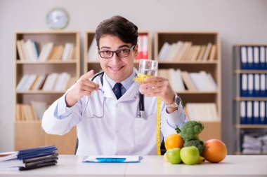 Meyve ve sebzelerle beslenme konsepti