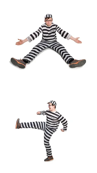 Funny prison inmate in concept — Stock Photo, Image