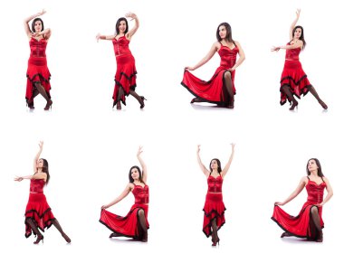 kadın dansçı İspanyol dansları