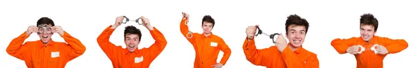 Funny prison inmate in concept — Stock Photo, Image