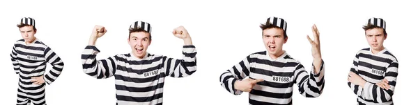 Funny prison inmate in concept — Stock Photo, Image