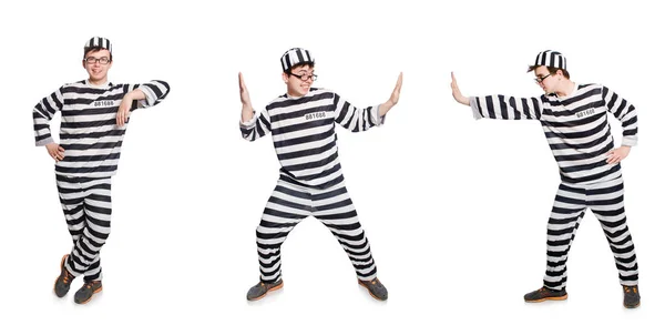 Funny prison inmate in concept — Stock Photo, Image