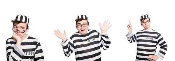 Funny prison inmate in concept — Stock Photo, Image