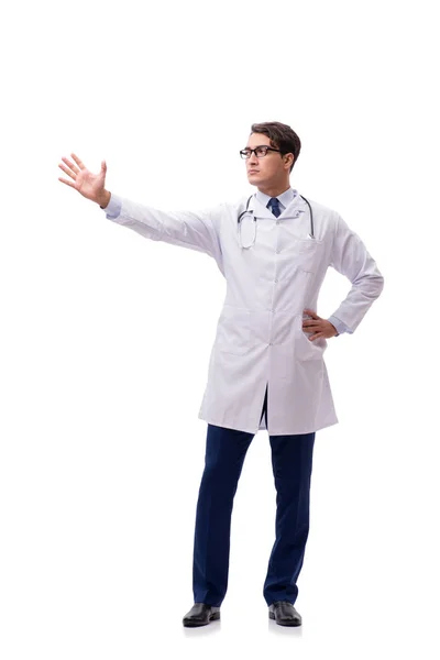 Young doctor isolated on white background — Stock Photo, Image