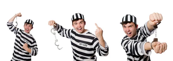 Funny prison inmate in concept — Stock Photo, Image