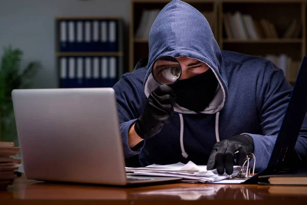 Hacker stelen van persoonlijke gegevens van thuis computer — Stockfoto