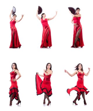 kadın dansçı İspanyol dansları