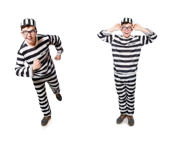 Funny prison inmate in concept — Stock Photo, Image