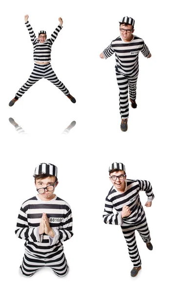 Funny prison inmate in concept — Stock Photo, Image