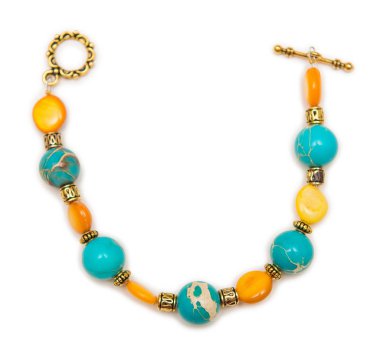 Whtie arka plan üzerinde izole zarif mücevherler