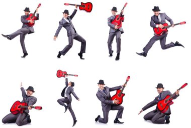 Gitarist beyazı izole etti