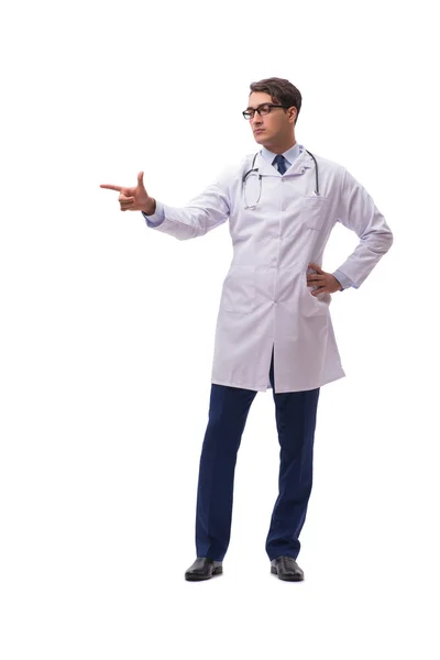 Young doctor isolated on white background — Stock Photo, Image