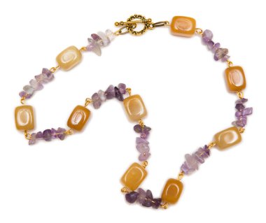 Whtie arka plan üzerinde izole zarif mücevherler