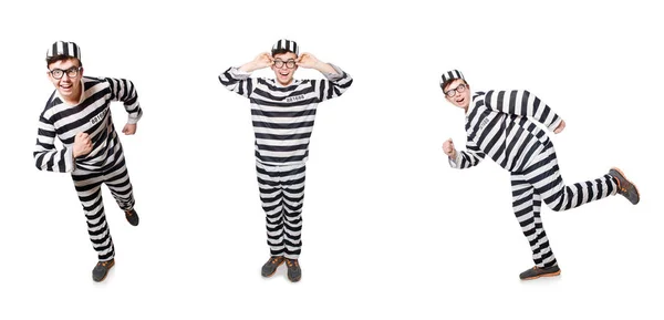 Funny prison inmate in concept — Stock Photo, Image