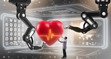 Robotik kol tarafından yapılan kalp ameliyatı