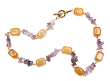 Whtie arka plan üzerinde izole zarif mücevherler