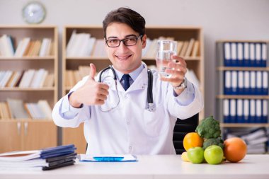 Meyve ve sebzelerle beslenme konsepti