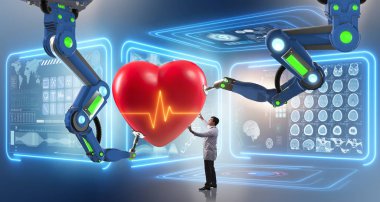 Robotik kol tarafından yapılan kalp ameliyatı