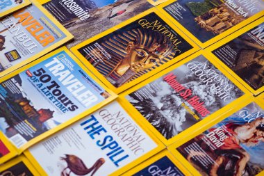 New York - 7 Mart 2017: National Geographic 7 Mart 2017