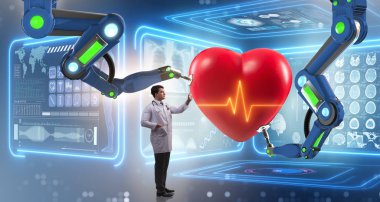 Robotik kol tarafından yapılan kalp ameliyatı