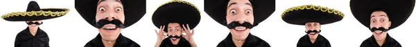 Grappige Mexicaan met sombrero hoed — Stockfoto