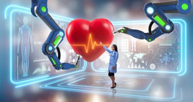 Robotik kol tarafından yapılan kalp ameliyatı