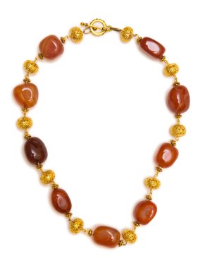 Beyaz arka plan üzerinde izole kadın mücevher