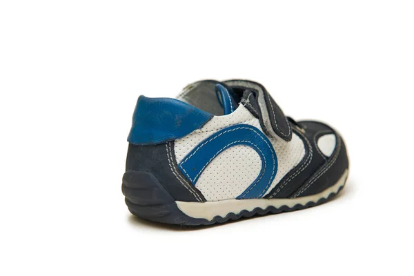 Bayi sepatu terisolasi pada latar belakang putih — Stok Foto
