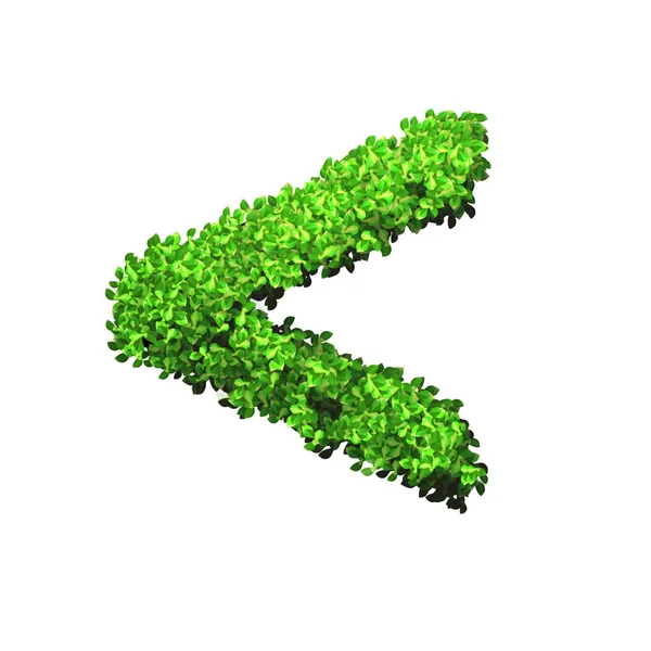 Символ вторичной переработки в концепции рециркуляции - 3D рендеринг — стоковое фото