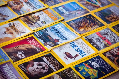 New York - 7 Mart 2017: National Geographic 7 Mart 2017