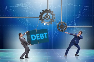 Borç işi kavramında iş adamı