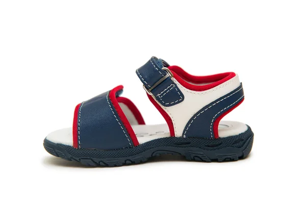 Scarpe bambino isolate sullo sfondo bianco — Foto Stock