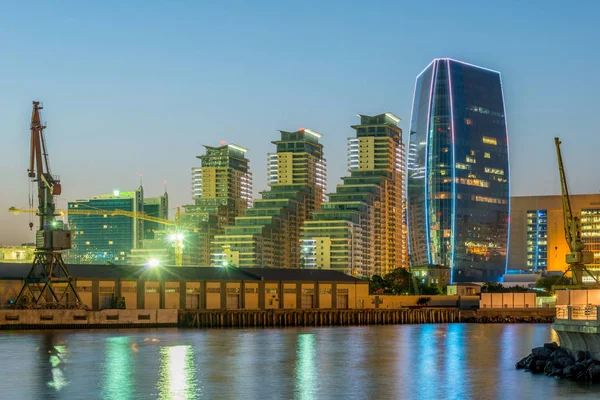 Baku - juli 10, 2015: Port Baku den 10 juli i Baku, Azerbajdzjan. — Stockfoto