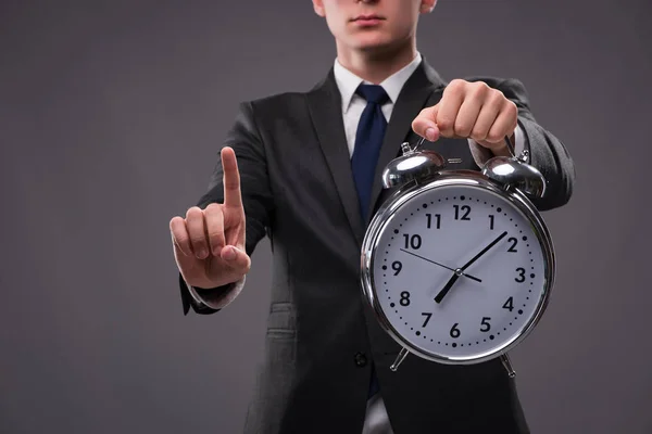 Zakenman in time management concept — Stockfoto