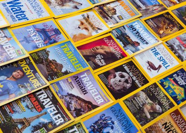 New York - 7 Mart 2017: National Geographic 7 Mart 2017