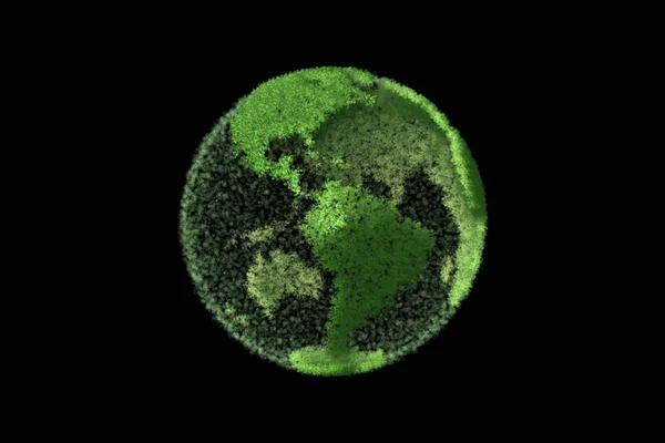 Globalne ocieplenie koncepcja - koncepcja dzień ziemi - 3d renderowania — Zdjęcie stockowe