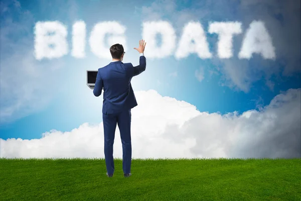 Conceito de Big Data em tecnologia de TI — Fotografia de Stock