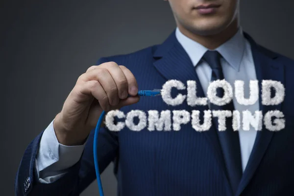 Archiviazione cloud computing nel concetto IT — Foto Stock