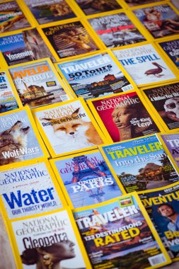New York - 7 Mart 2017: National Geographic 7 Mart 2017