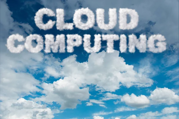 Archiviazione cloud computing nel concetto IT — Foto Stock