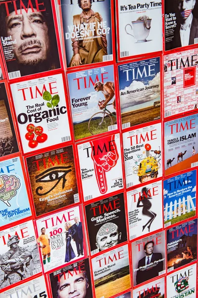 New York - 7. MÄRZ 2017: Time Magazine am 7. März in New York, — Stockfoto