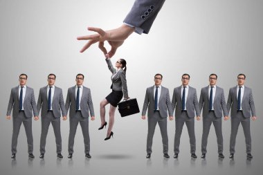 Özenle seçilmiş çalışanın işe alım konsepti